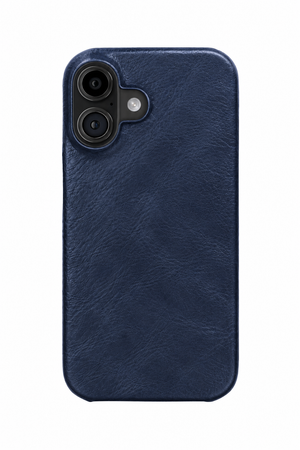 iPhone 16 Leather Case with MagSafe - Blue