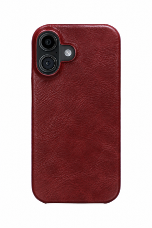 iPhone 16 Leather Case with MagSafe - Wine