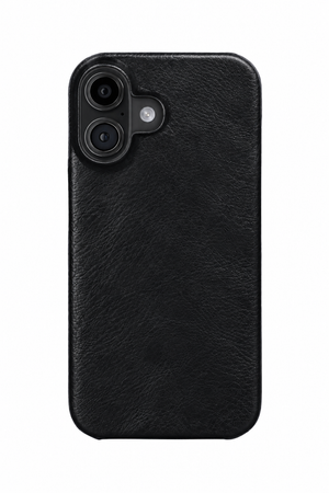 iPhone 16 Leather Case with MagSafe - Black