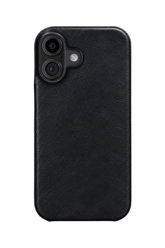 iPhone 16 Plus Leather Case with MagSafe - Black