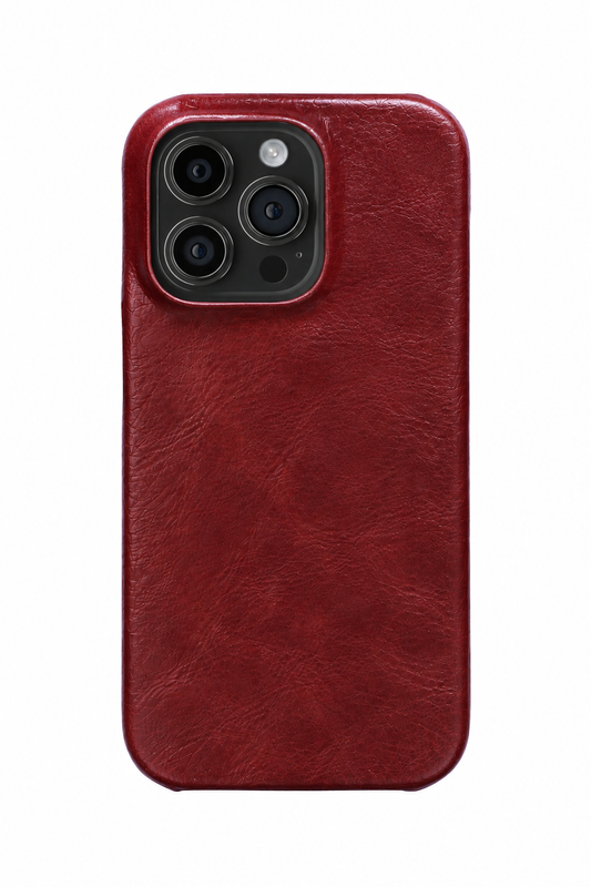 iPhone 16 Pro Max Leather Case with MagSafe - Wine