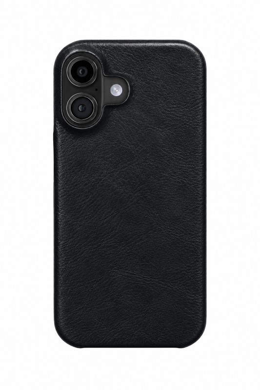 iPhone 17 Leather Case with MagSafe - Black