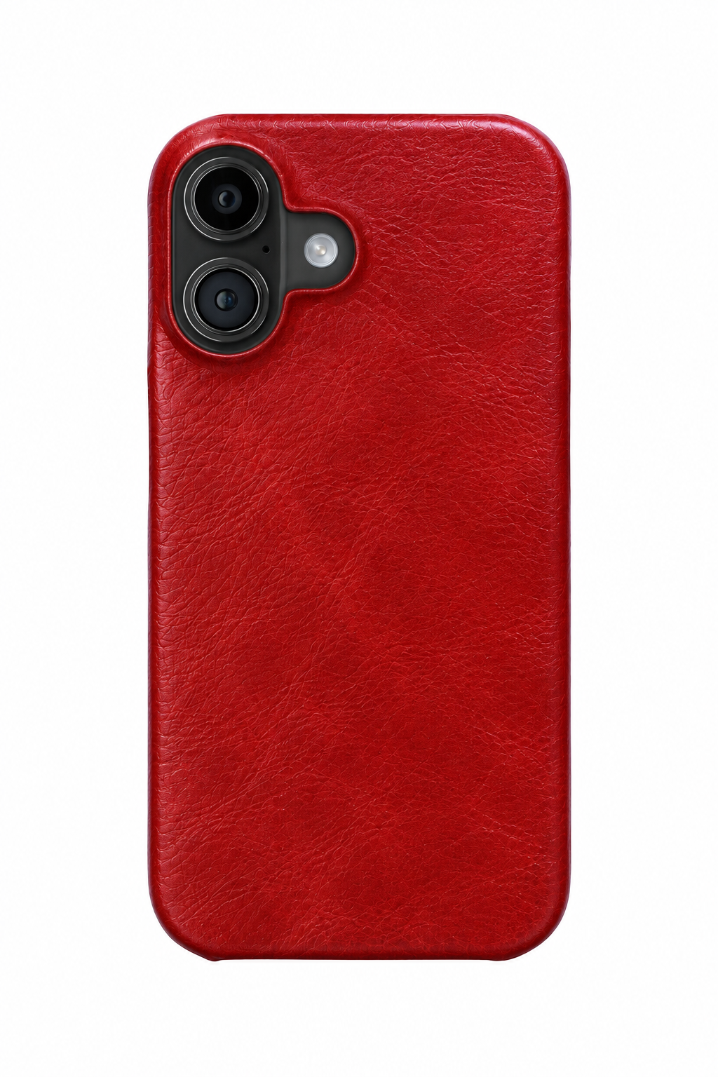 iPhone 17 Leather Case with MagSafe - Red