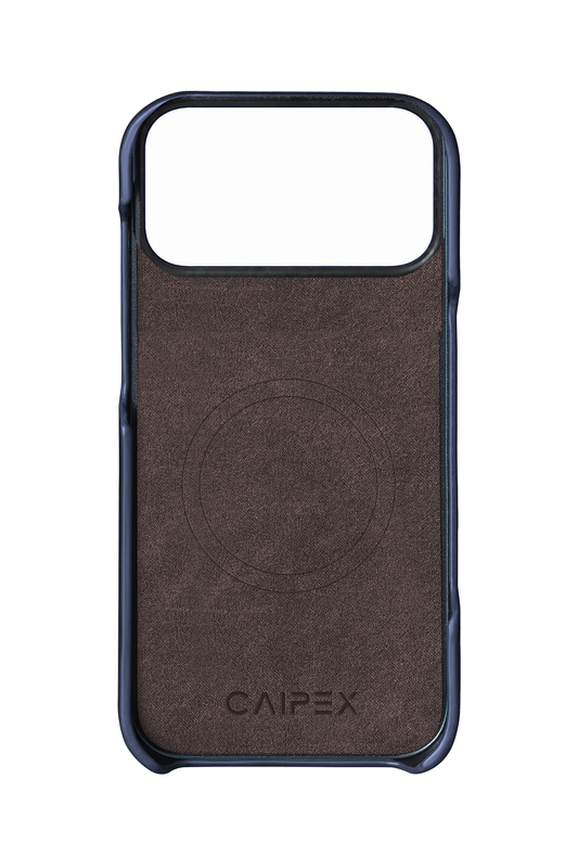 iPhone 17 pro blue leather case interior MagSafe