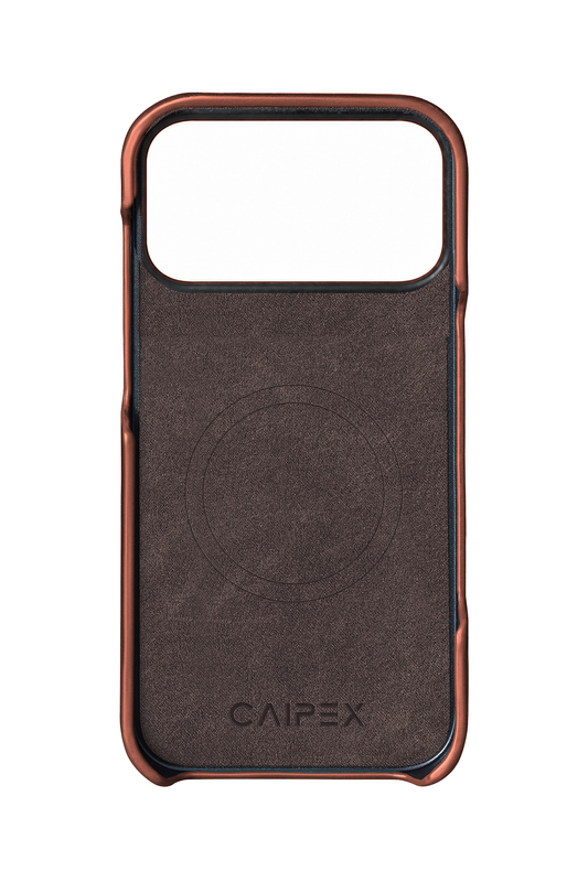 iPhone 17 pro coffee leather case interior MagSafe