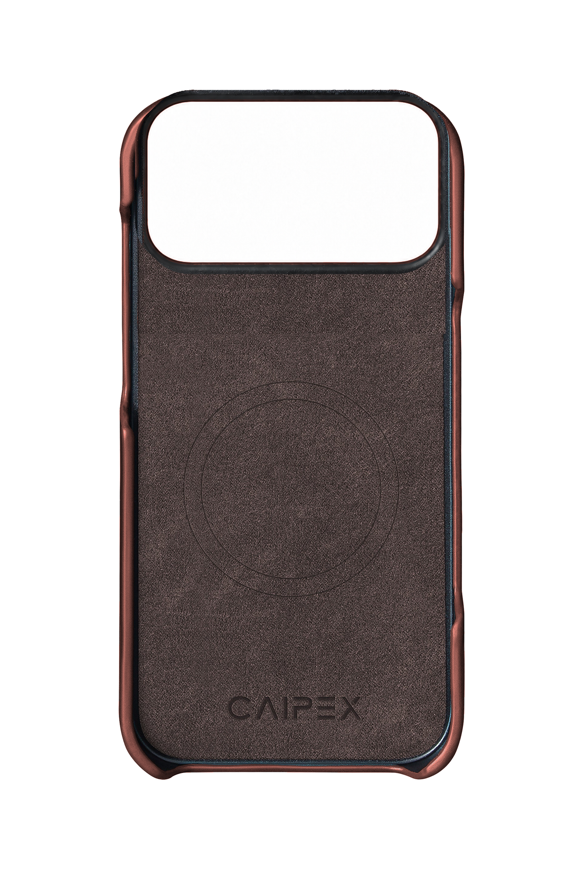iPhone 17 Pro Max Brown Leather Case Interior with MagSafe