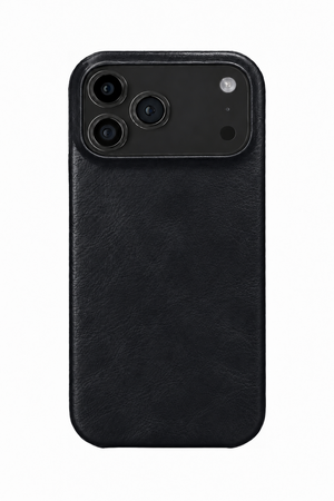 iPhone 17 Pro Oil Wax Leather Case with MagSafe - Black