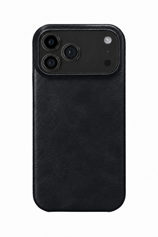 iPhone 17 Pro Oil Wax Leather Case with MagSafe - Black