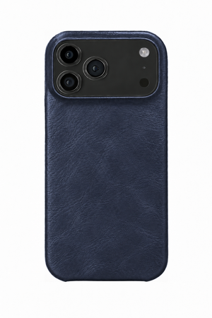 iPhone 17 Pro Oil Wax Leather Case with MagSafe - Blue