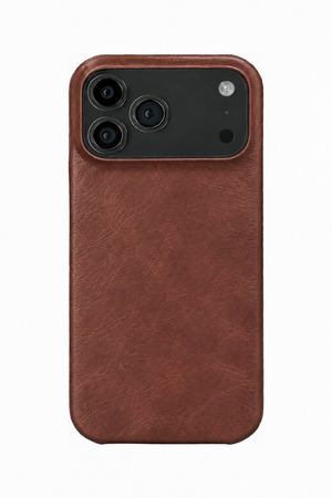 iPhone 17 Pro Oil Wax Leather Case with MagSafe - Coffee