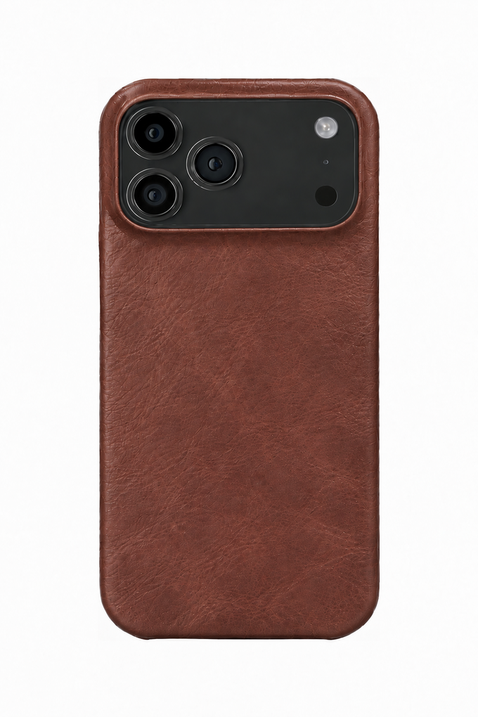iPhone 17 Pro Oil Wax Leather Case with MagSafe - Coffee