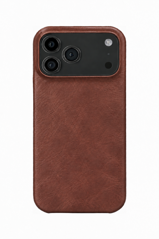 iPhone 17 Pro Max Oil Wax Leather Case with MagSafe - Coffee