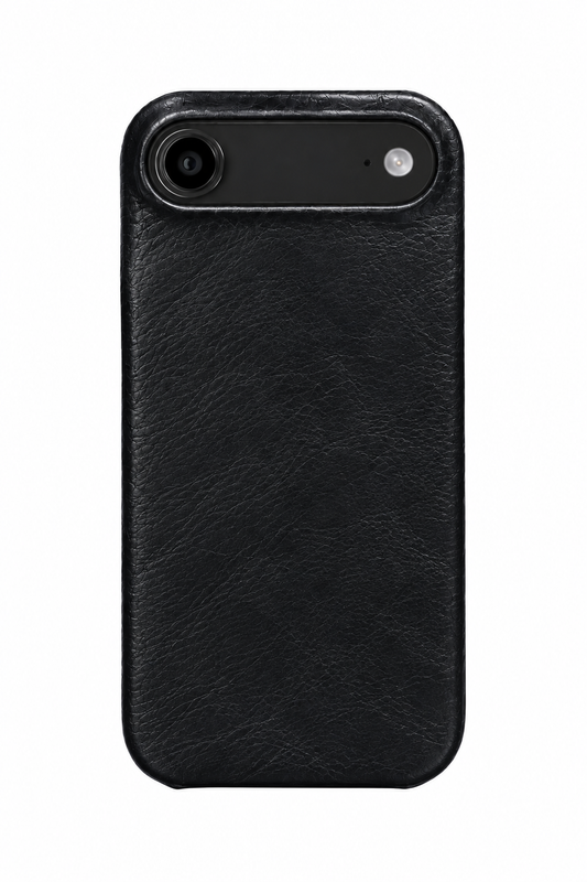 iPhone Air Oil Wax Leather Case with MagSafe - Black
