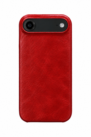 iPhone Air Oil Wax Leather Case with MagSafe - Red