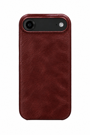 iPhone Air Oil Wax Leather Case with MagSafe - Wine