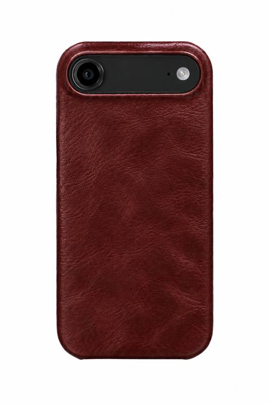 iPhone Air Oil Wax Leather Case with MagSafe - Wine